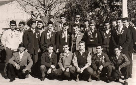 Conscrits du canton.Classe 1958.