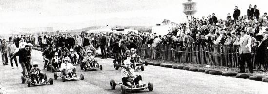 Karting aux "DUNES" en 1961.