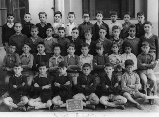 1952 CM au groupe scolaire.