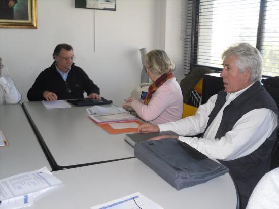 Réunion du bureau à AIX.