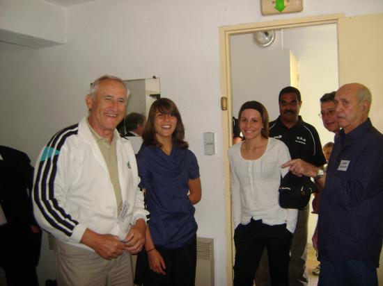 Pentecôte 2010.Aux vestiaires avant le match des vétérants.