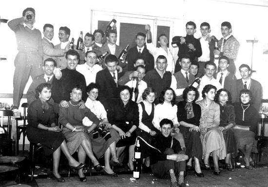 Réveillon Nouvel An 1955